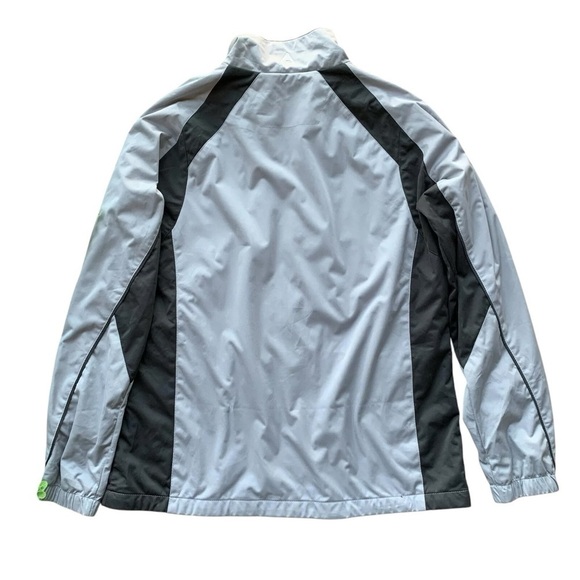 St Louis Cardinals Antigua MLB Track Jacket Embroidered Gray Silver Size Large - Picture 2 of 8